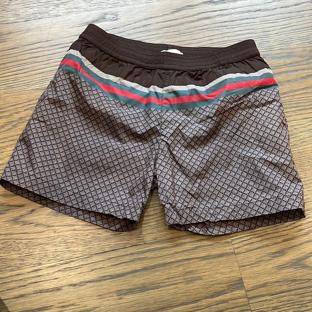 Authentic Gucci swim trunks for boys 5T